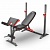 скамья силовая со стойками unix fit bench 130dd
